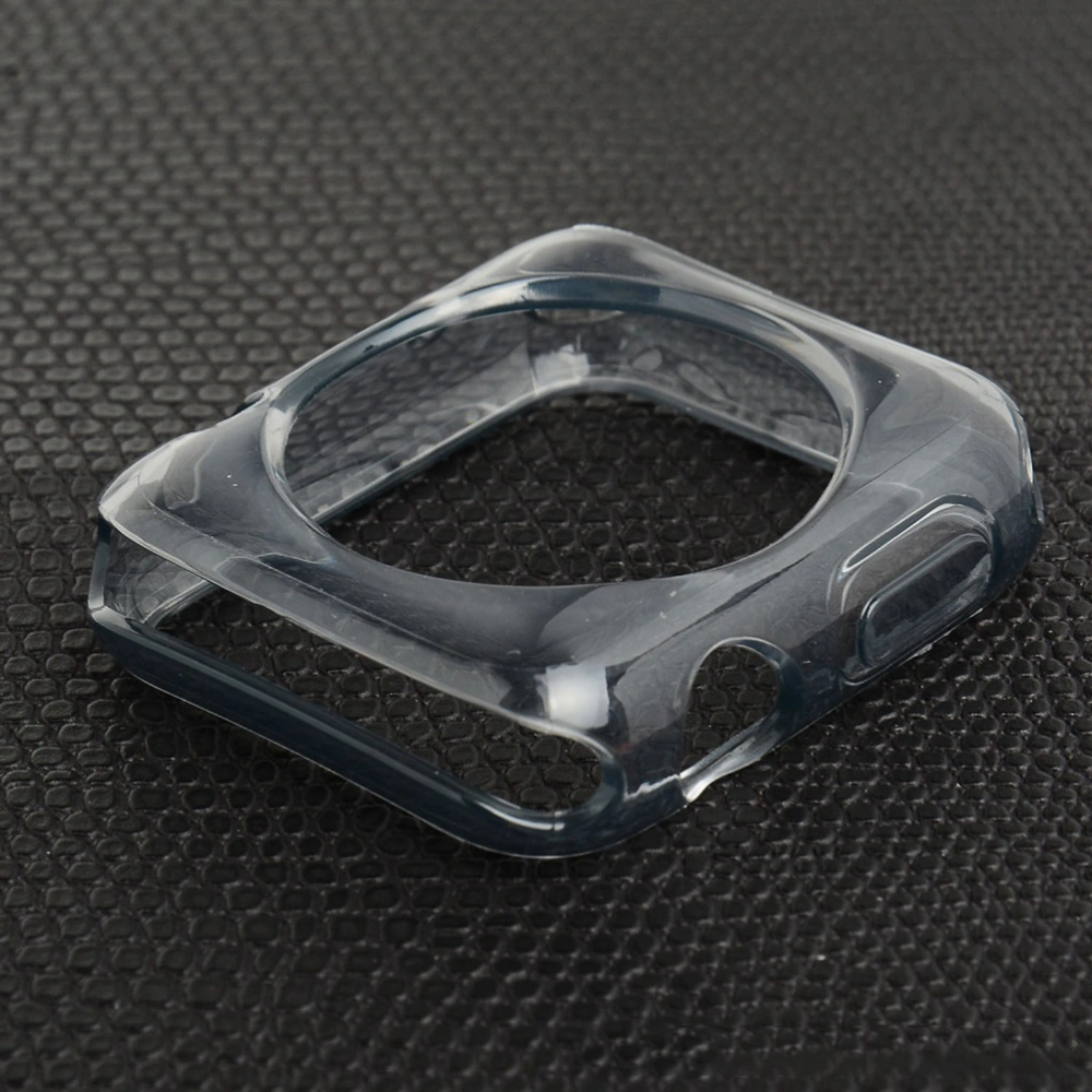 5PCS 44mm TPU Hollow Out Universal Transparent Watch Case For Apple Watch 4