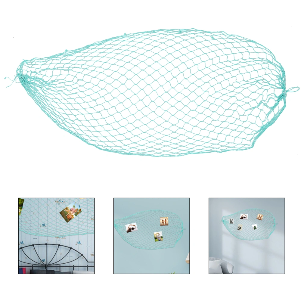 Bedroom Fishing Net Wall Decor Unique Cotton Rope Net Photos Props with Shell