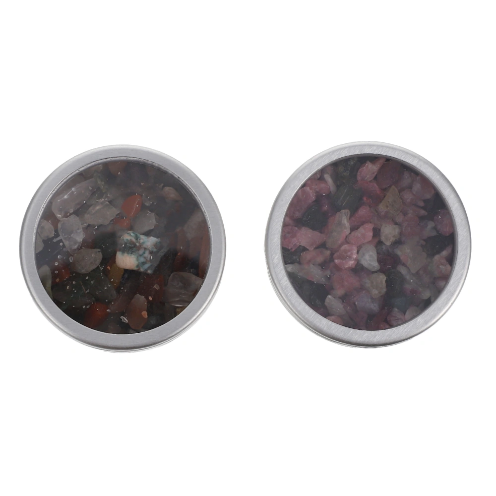 2 Boxes of Nail Art Studs Crystal Stone Nail Patches Japanese Style Nail Beads