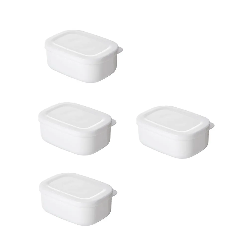 4Pcs Rice Storage Boxes Small Bento Boxes Plastic Boxes Food Storage Containers