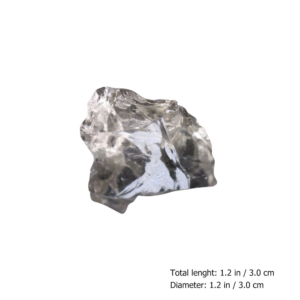 100g Clear Natural Rough Ore Samples Rough Ore Specimen for Teaching Study