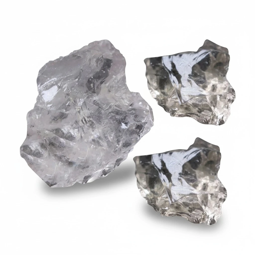 100g Clear Natural Rough Ore Samples Rough Ore Specimen for Teaching Study