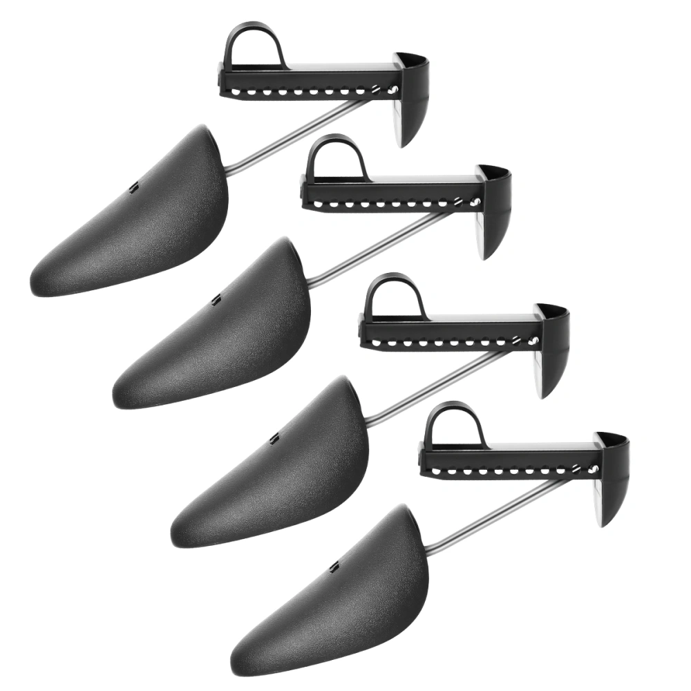 Vorcool 2 Pairs of Men Adjustable Shoe Tree Stretcher Boot Holder Black