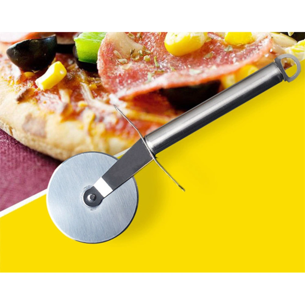 Stainless Steel Pizza Wheel Cutter Slicer Kitchen Aid