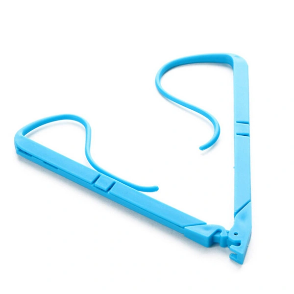 Adjustable Hand Free Reading Bracket Book Holder Pages Open Clip Portable (Blue)