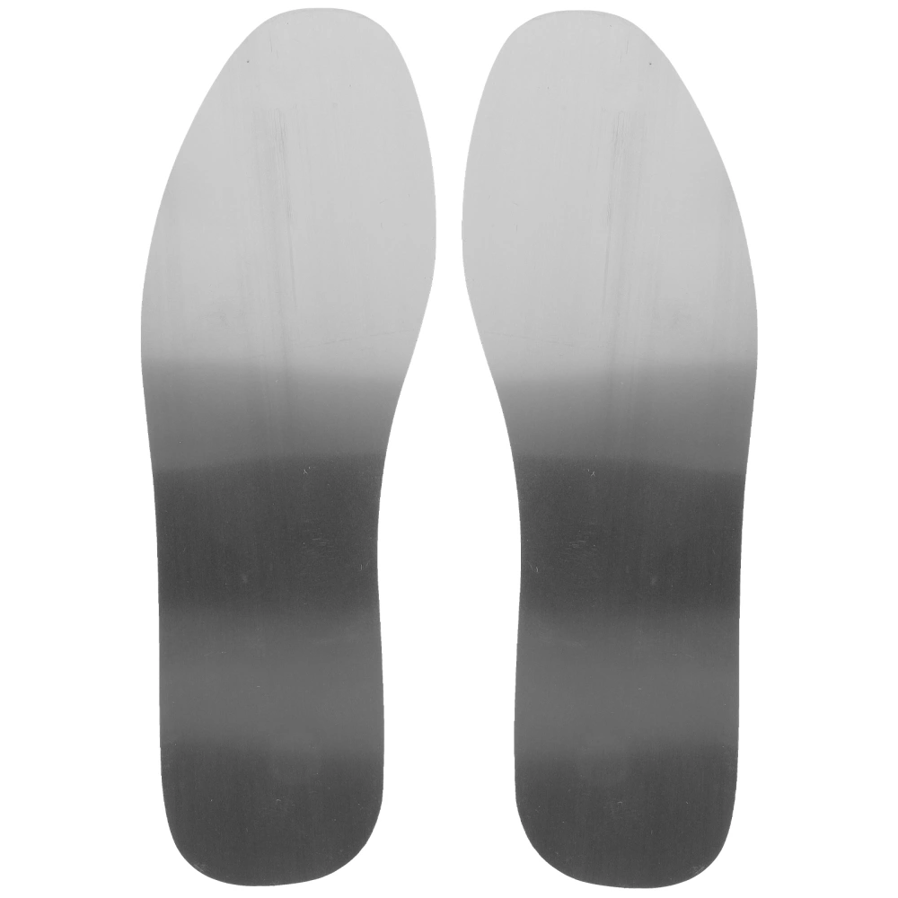 1 Pair of Stainless Steel Shoe Insoles Sturdy Shoe Insoles Women Men Shoe Insoles Safety Shoe Insoles