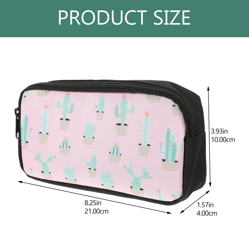 Makeup Brush Bag Wear-resist Pencil Bag Portable Pen Bag Multi-use Storage Pouch