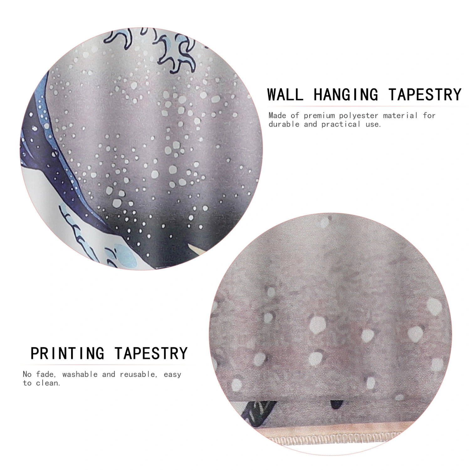 Japanese Style Tapestry Printing Wall Hanging Blanket Backdrop Hanging Cloth