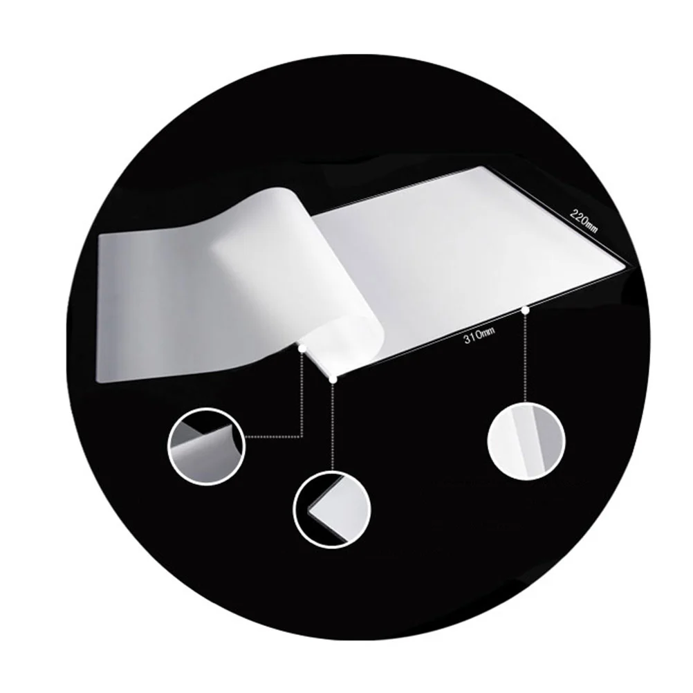 100 Pcs Clear Universal Thermal Laminating Sheets Pouches Photo Sealing Film Thermoplastic Sealing File Waterproof Protective Film for Home Office Store White (0.08mm, 5 Inch)