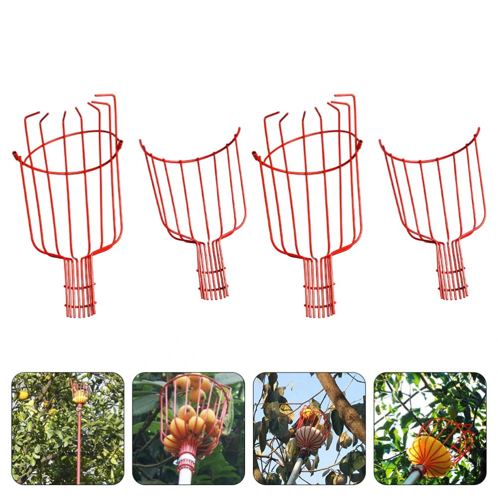 2Pcs Fruit Picker Baskets Gardening Picking Baskets Fruit Harvesters Without Handle