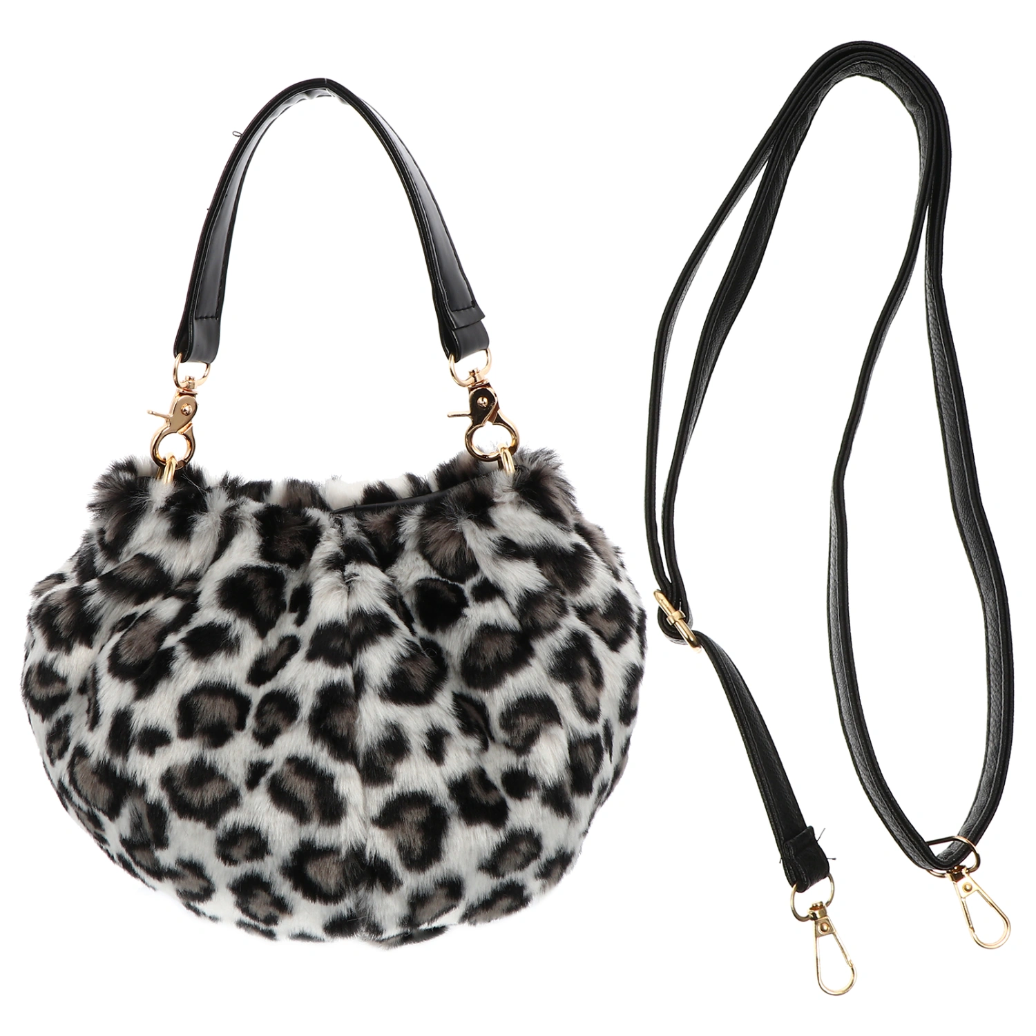 All-Match Women Shoulder Bag Plush Lady Cross Body Chic Shopping Tote Bag