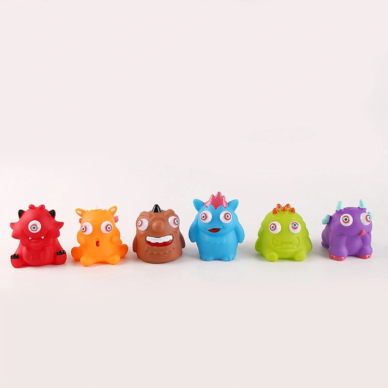 6pcs Halloween Squeezing Monster Toys Squeeze Sensory Stretchy Monster Toys