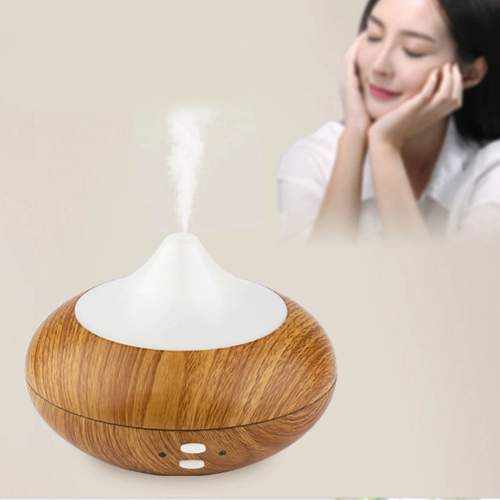 150ml Wood Grain Essential Oil Diffuser Ultrasonic Aroma Cool Mist Humidifier with LED Lights for Home Office