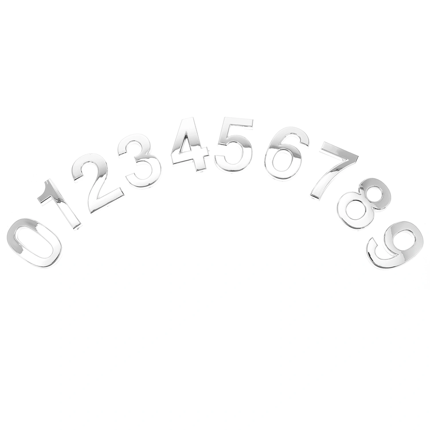 10pcs 3D Digital 0-9 Hotel Adhesive Stickers Digital Door Address Stickers