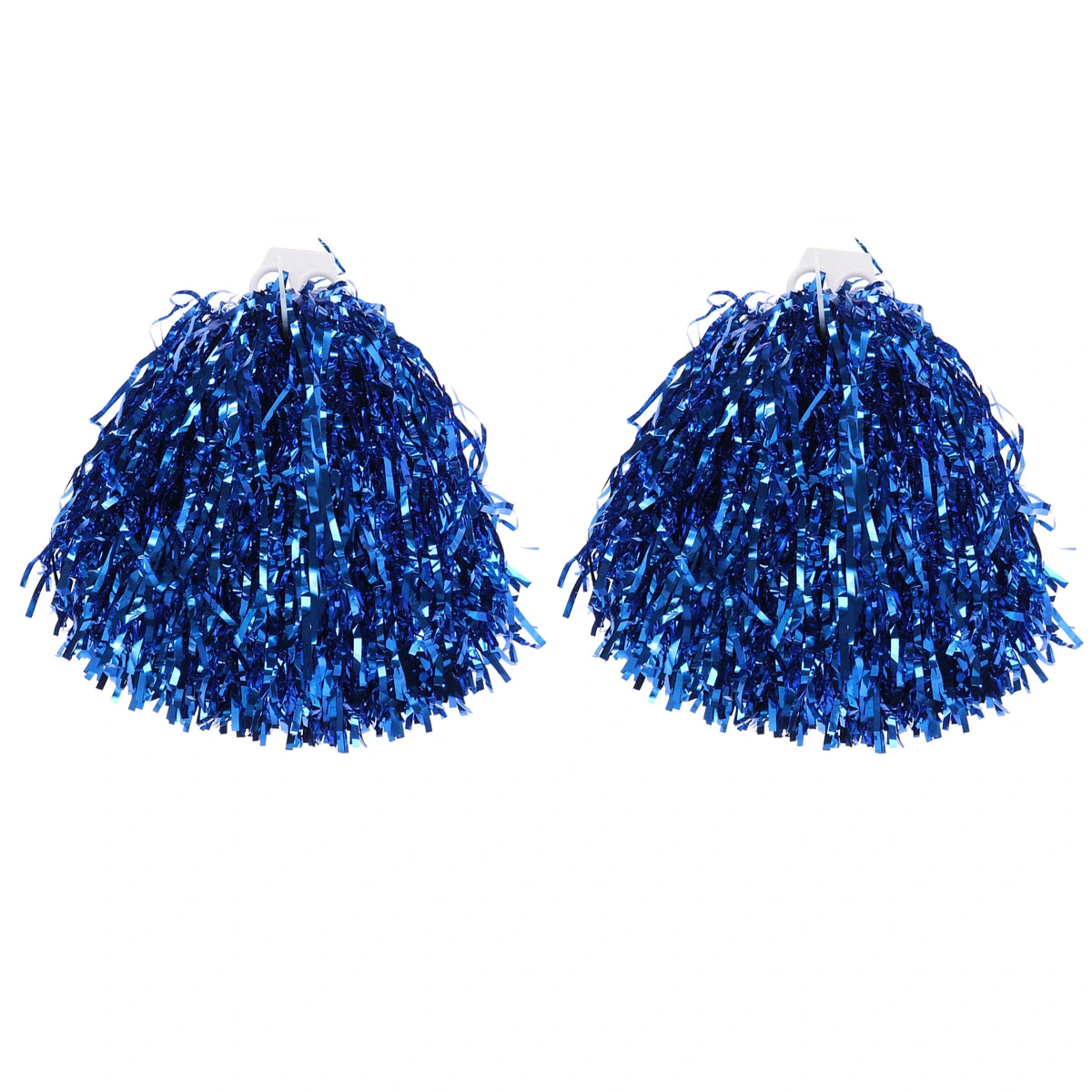1 Pair of Plastic Ring 50g Cheering Squad Spirited Fun Cheerleading Kit Cheer Poms for Both Kids College and High School Competition Cheering Sports Events (Blue)