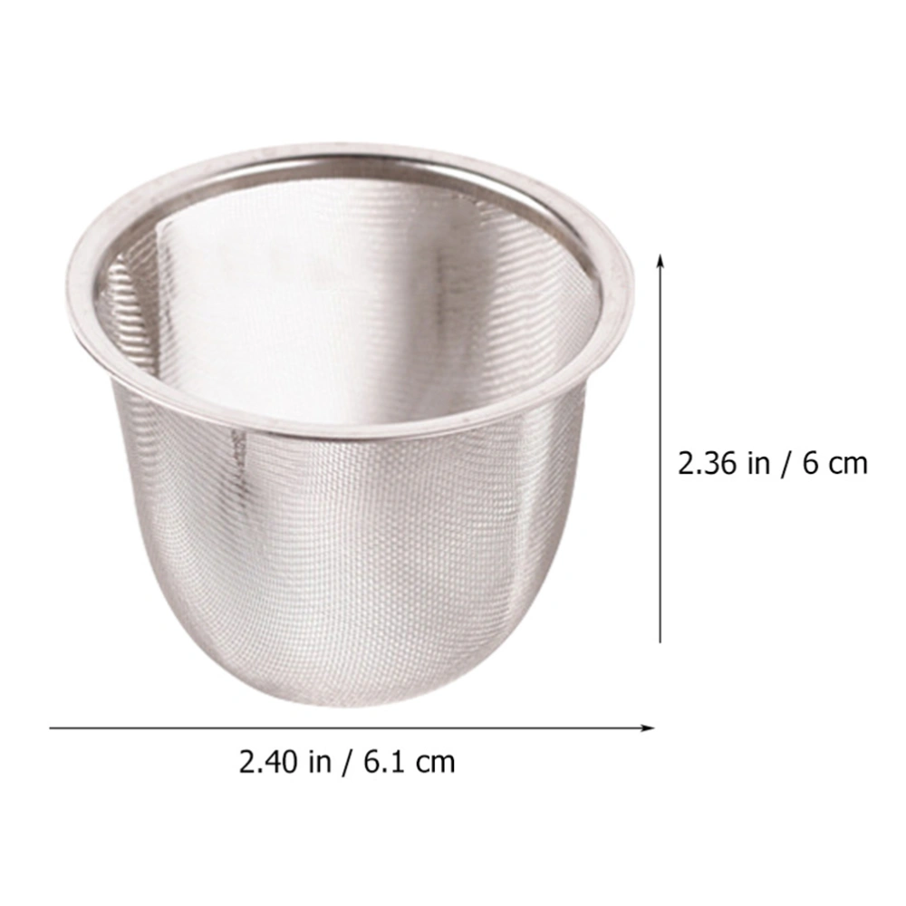 4Pcs Stainless Steel Tea Strainer Tea Pot Accessories Insert Tea Infuser Tea Filter Mesh