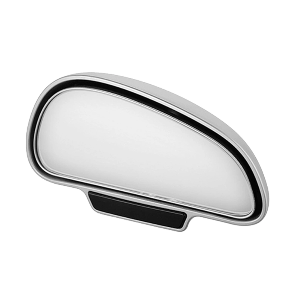 360 Adjustable Degree Wide Back Side Format Mirrors Blind Spot Mirror for Parking Auxiliary Rearview Mirror (Silver Left Side)