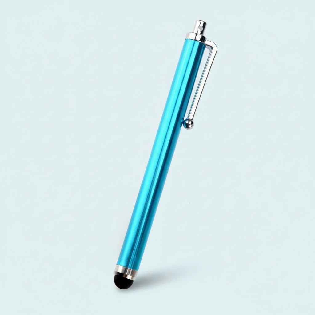 Stylus Touch Pen with Rubberized Touch Point for /iPhone (Sky Blue)