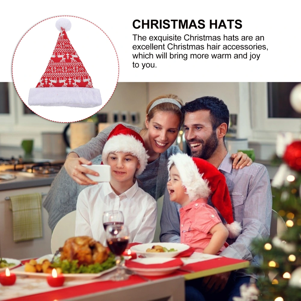 Adorable Christmas Hat Xmas Costume Hat Party Costume Hat Xmas Dressing Decor