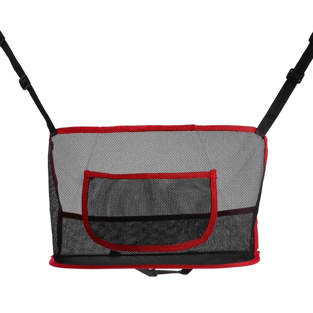 Car Net Pocket Handbag Holder Car Interior Organizer Mesh Bag Dog Barrier