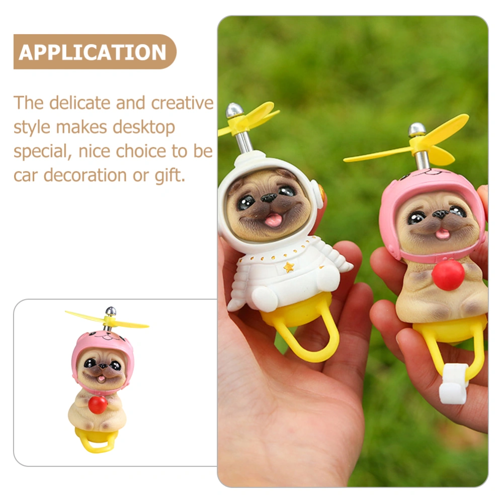 Car Dashboard Decorations Puppy Dashboard Figures Decoration for Car Dashboard