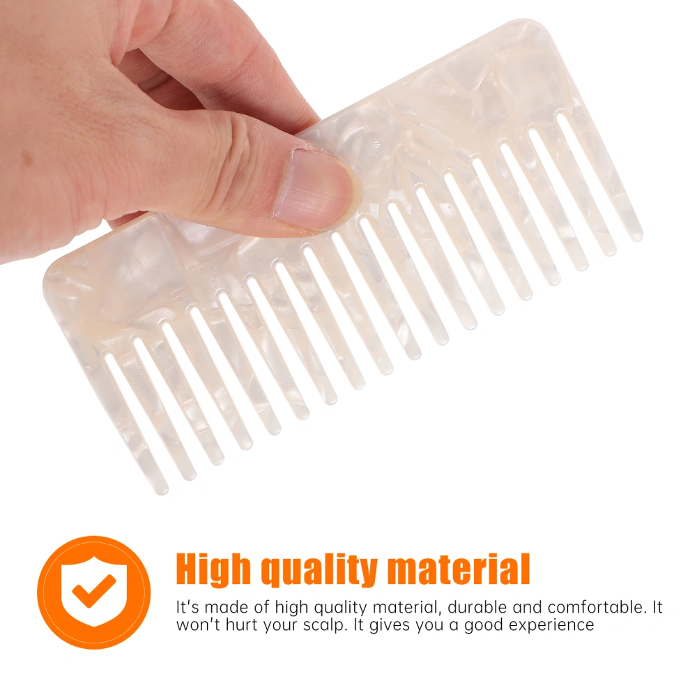 1PC Hair Detangling Comb Wide Tooth Comb Fashionable Home Hair Salon Comb