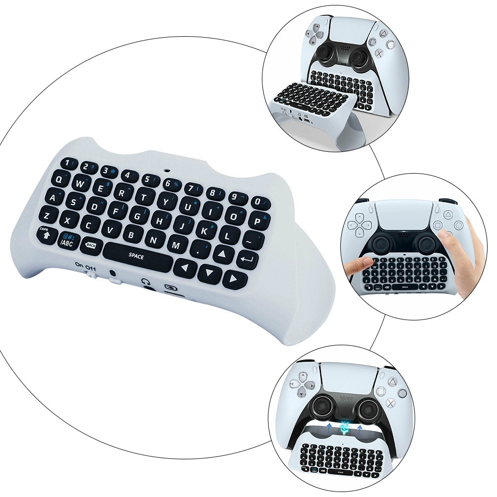 Game Controller Chatpad Wireless Message Keypad Supply Compatible for PS5