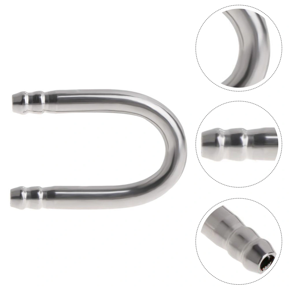 1pc Stainless Steel Elbow for Aquarium Aquarium Tank Hose Joint  (Silver)