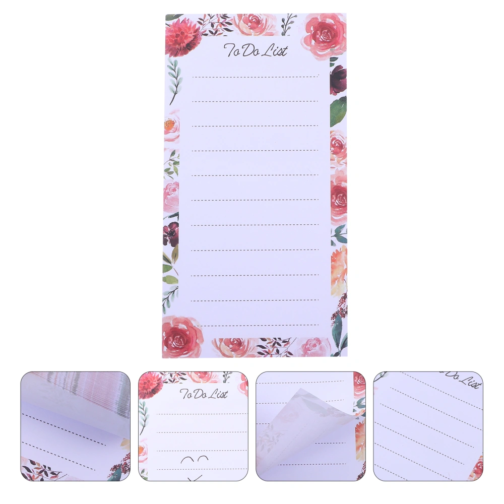 1 Set/50Pcs Magnetic Sticky Notebook Message Notes Refrigerator Message Stickers