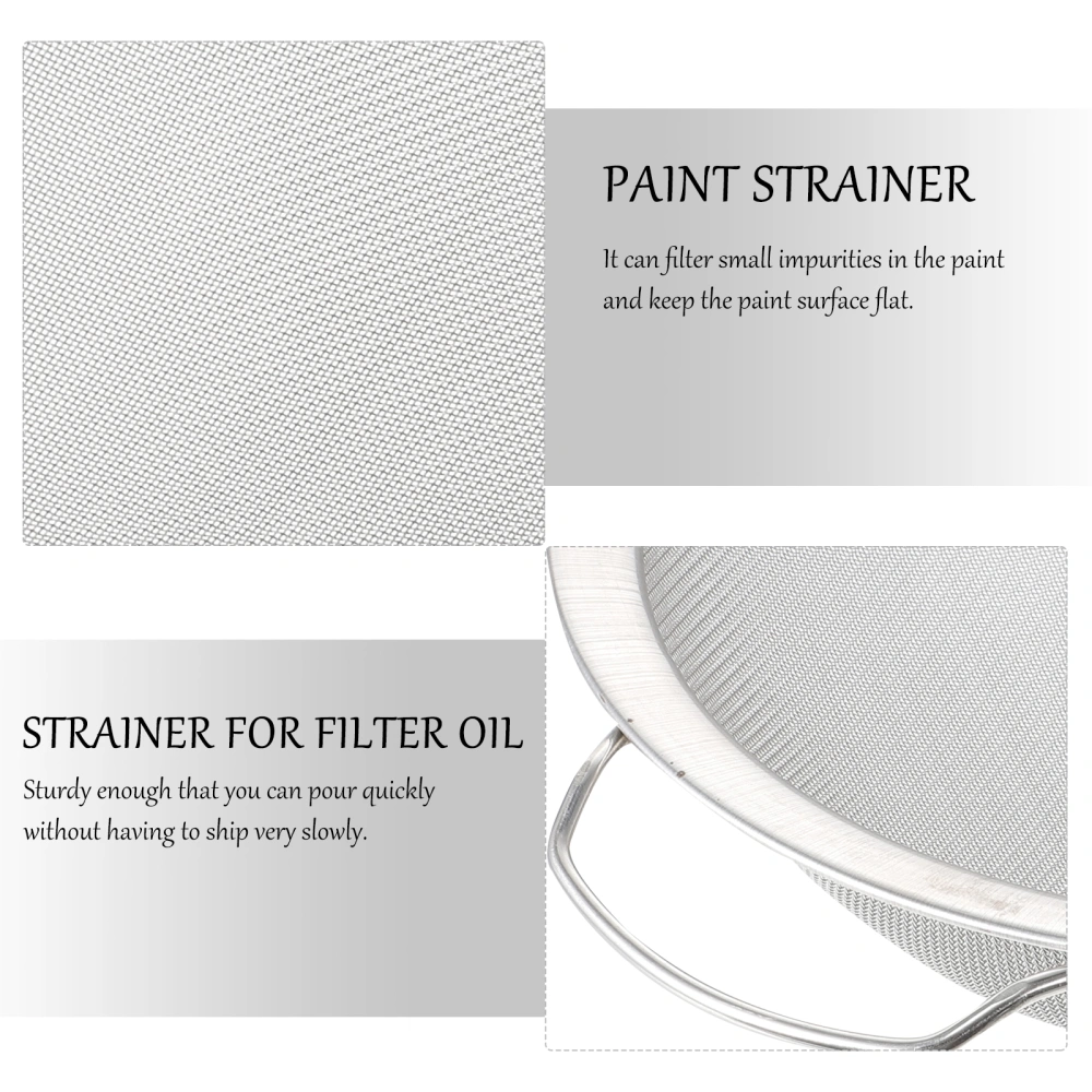 Paint Strainer Replacement Paint Filter Stainless Steel Net Strainer Supply