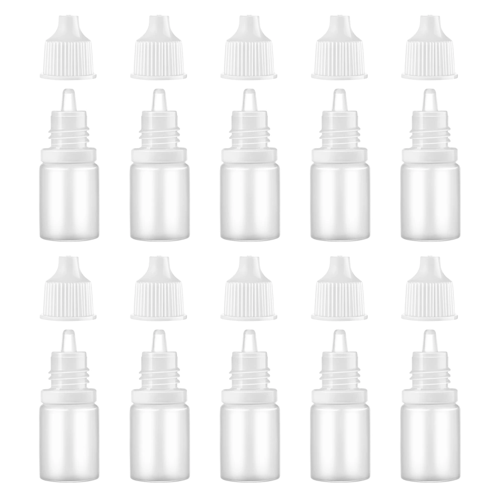 10pcs Plastic Dropper Bottles Eye Dropper Squeeze Liquid Small Bottles Eye Drops Dispenser Bottle