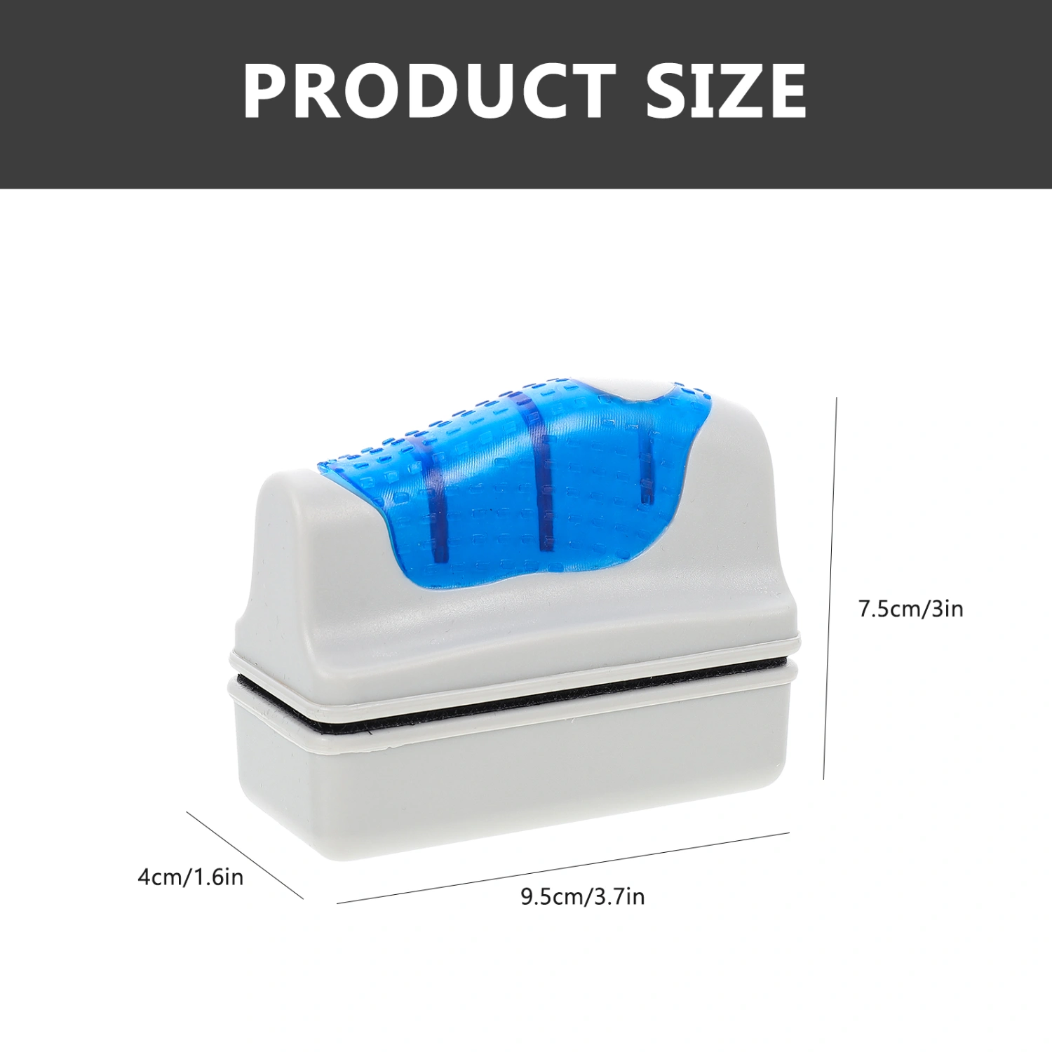Fish Tank Glass Cleaner Magnetic Aquarium Cleaner Fish Tank Cleaning Brush Portable Aquarium Cleaner