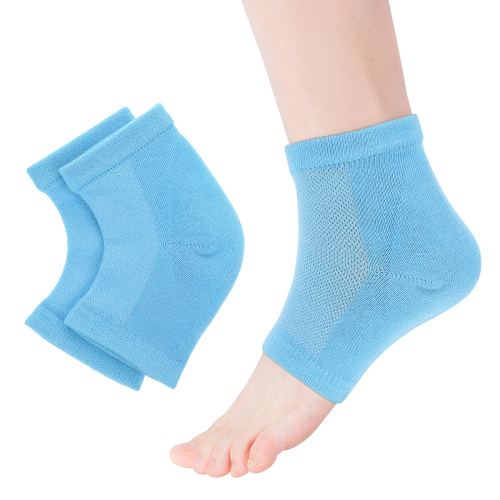 1 Pair Heel Socks Dry Cracked Feet Heel Repair Heel Protectors Toeless Heel Socks Gel Spa Socks