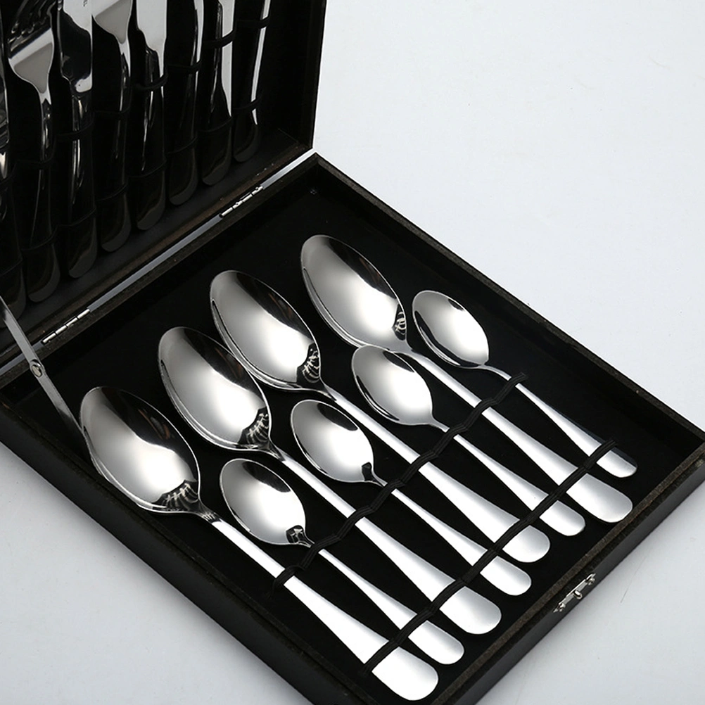 16pcs Stainless Steel Flatware Silverware Tableware Cutlery Set Include Fork Spoon Tea Spoon