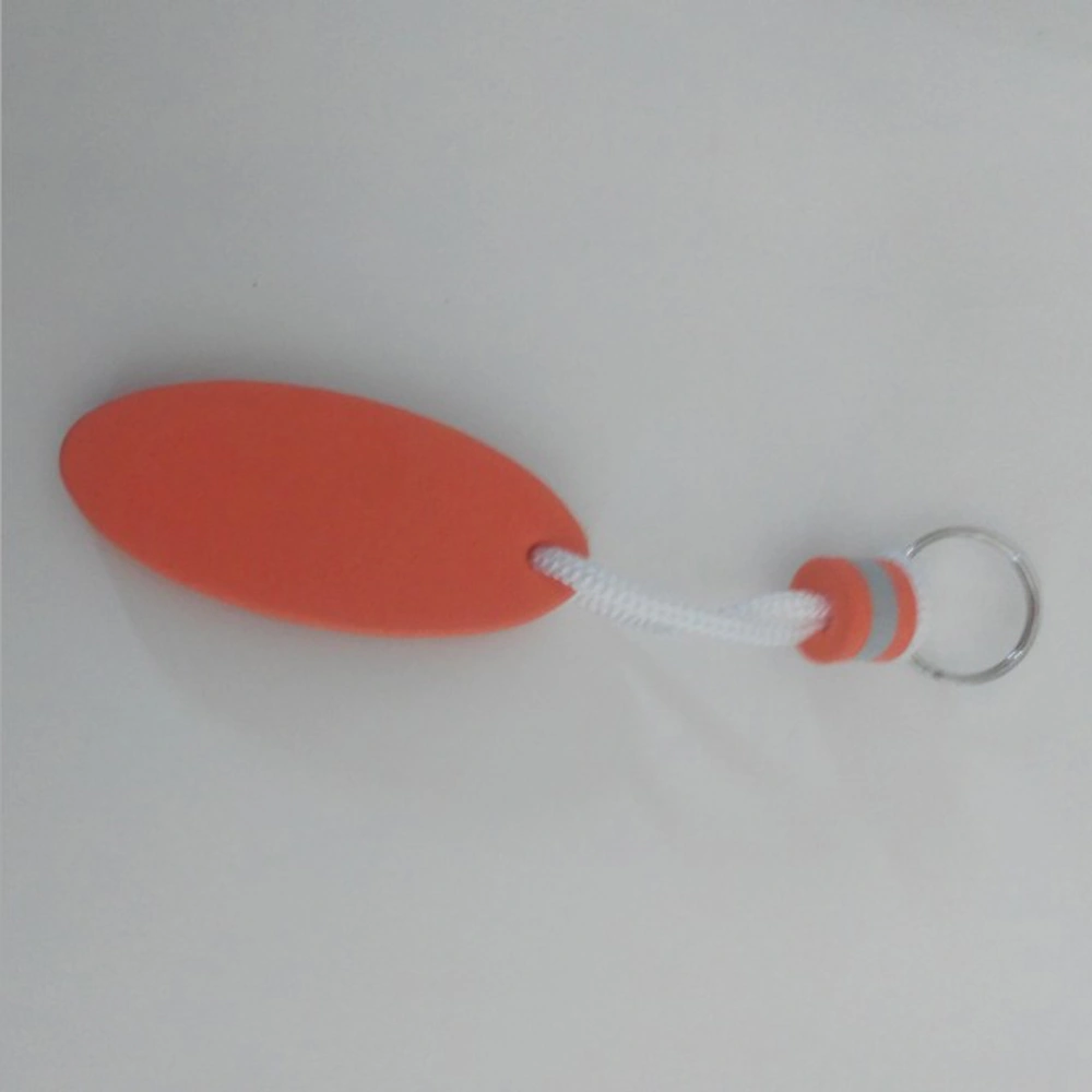 2Pcs EVA Floating Keyring Water Buoyant Keychain for Kayak Canoe Marine Nautical Boating Swim Beach Outdoor (Orange)