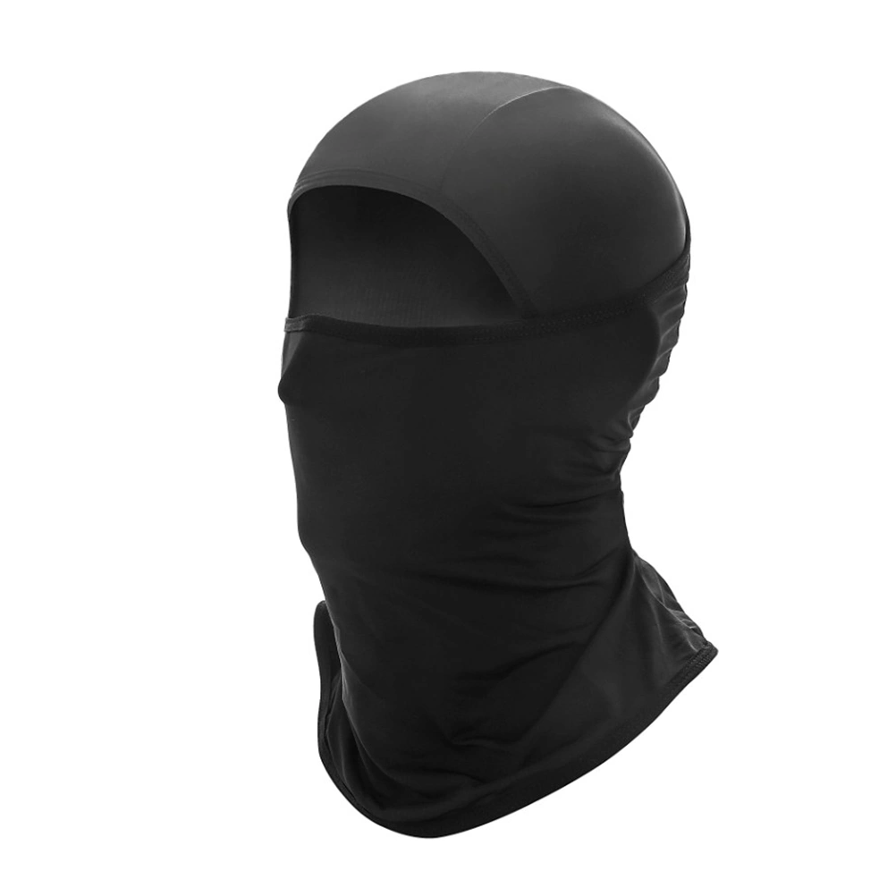 Windproof Breathable Hood UV Protection Full Face Mask Hat for Cycling Outdoor Sports (Black) - FH-B-02