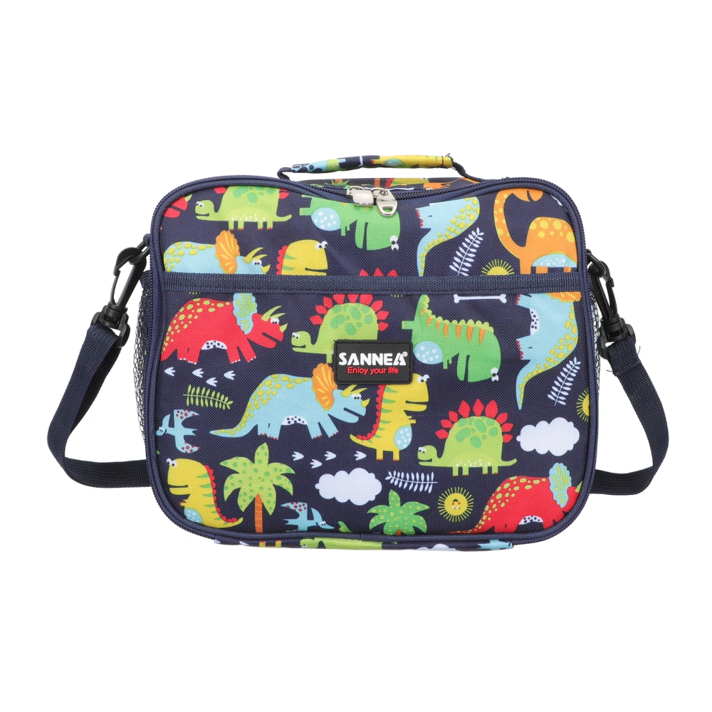 Cartoon Pattern Lunch Case Bag Oxford Cloth Food Bag Tote Food Pouch Home Supplies