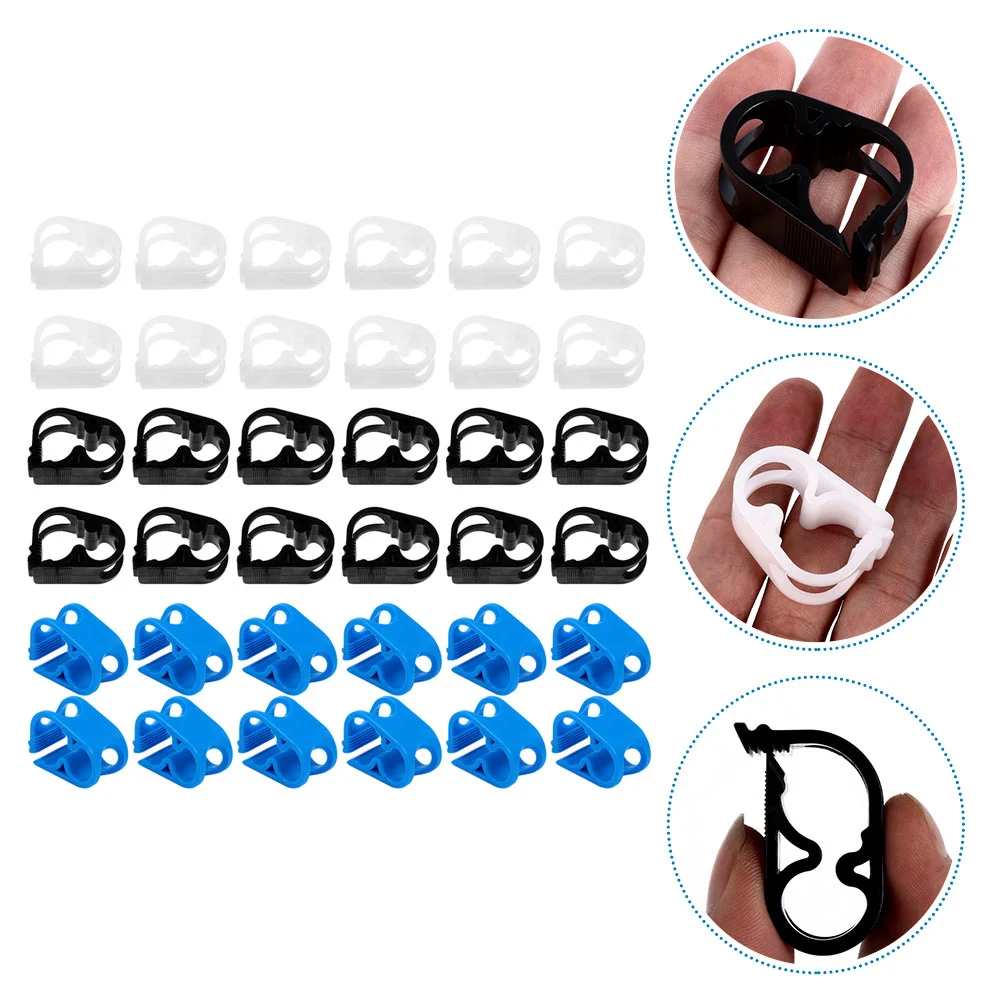 36Pcs Adjustable Tube Clamps Shut Off Hose Clamp for Aquarium Infusion Bottle