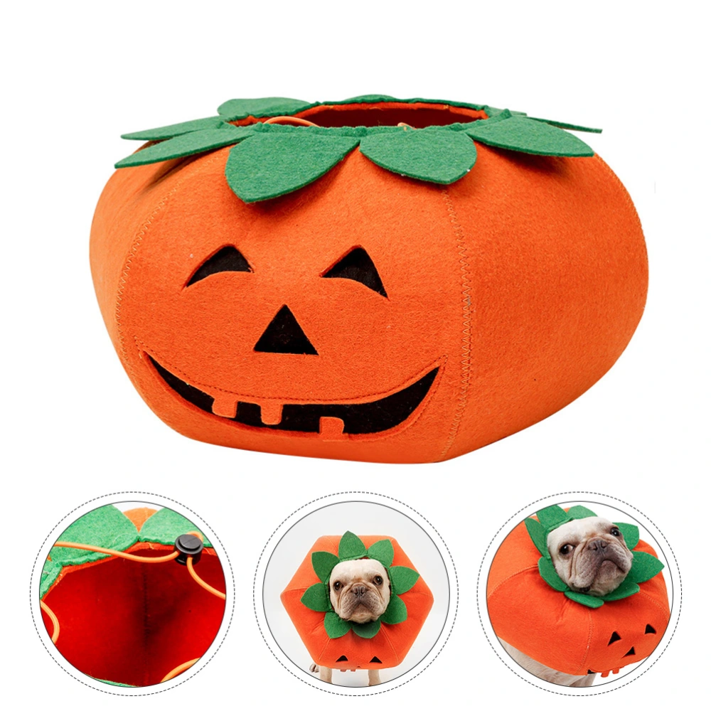 Halloween Dog Collar Funky Pet Costumes Suit Pumpkin Clothes for Dog