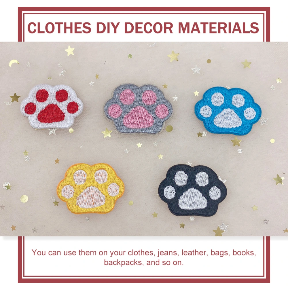 10Pcs DIY Clothing Patches Embroidery DIY Decors Clothes Sewing Decor Materials