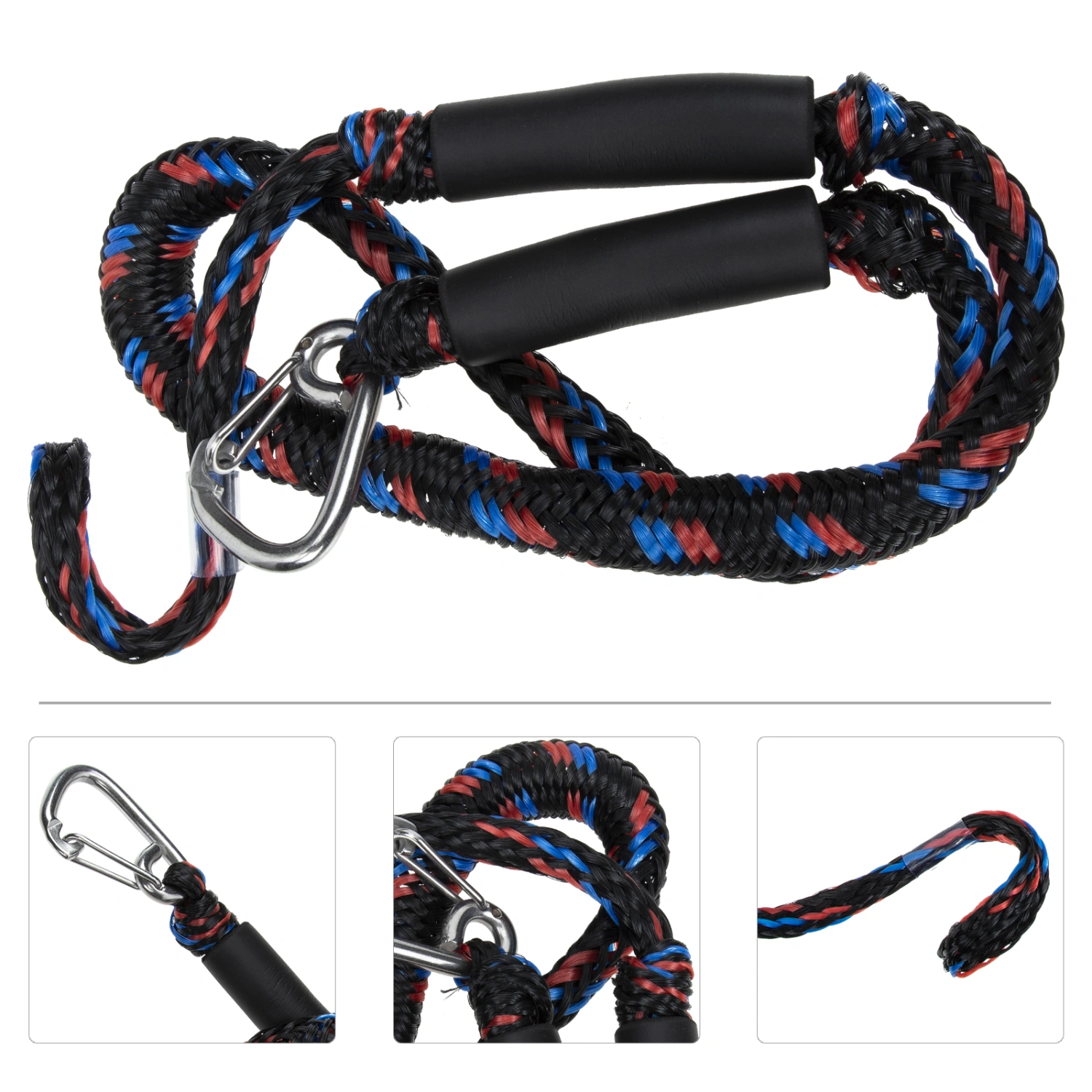 Dock Mooring Line Rope Bungee Dock Line Hook Boat Rope Marine Elastic Rope Hook Dock Rope