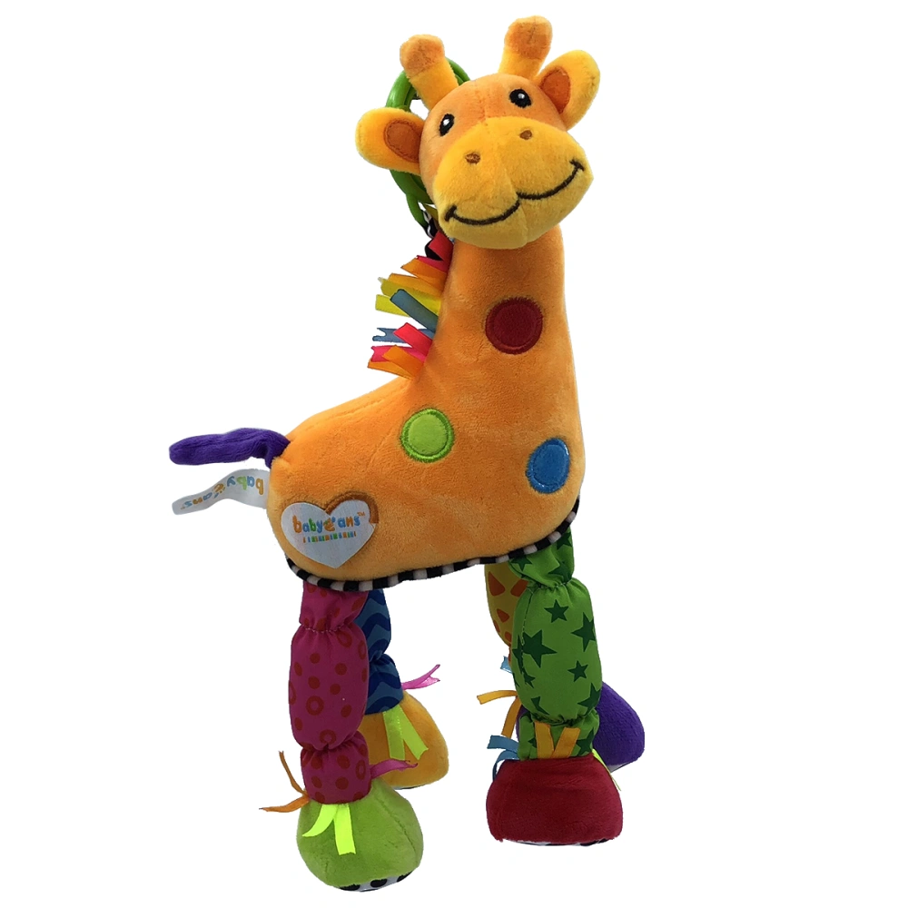 Giraffe Animal Baby Toys Infant Plush Appease Toy Baby Developmental Rattles Toy