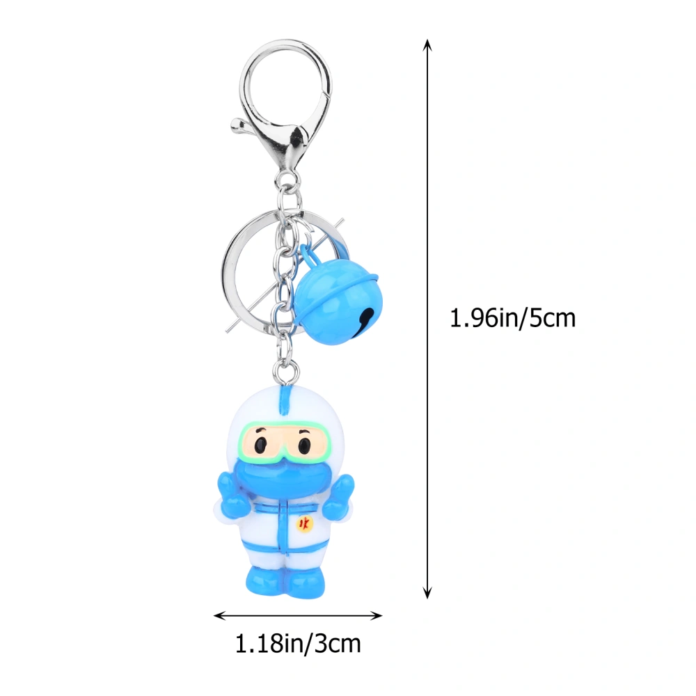 4PCS Creative Doll Design Key Rings Adorable DIY Decoration Pendant Keychain