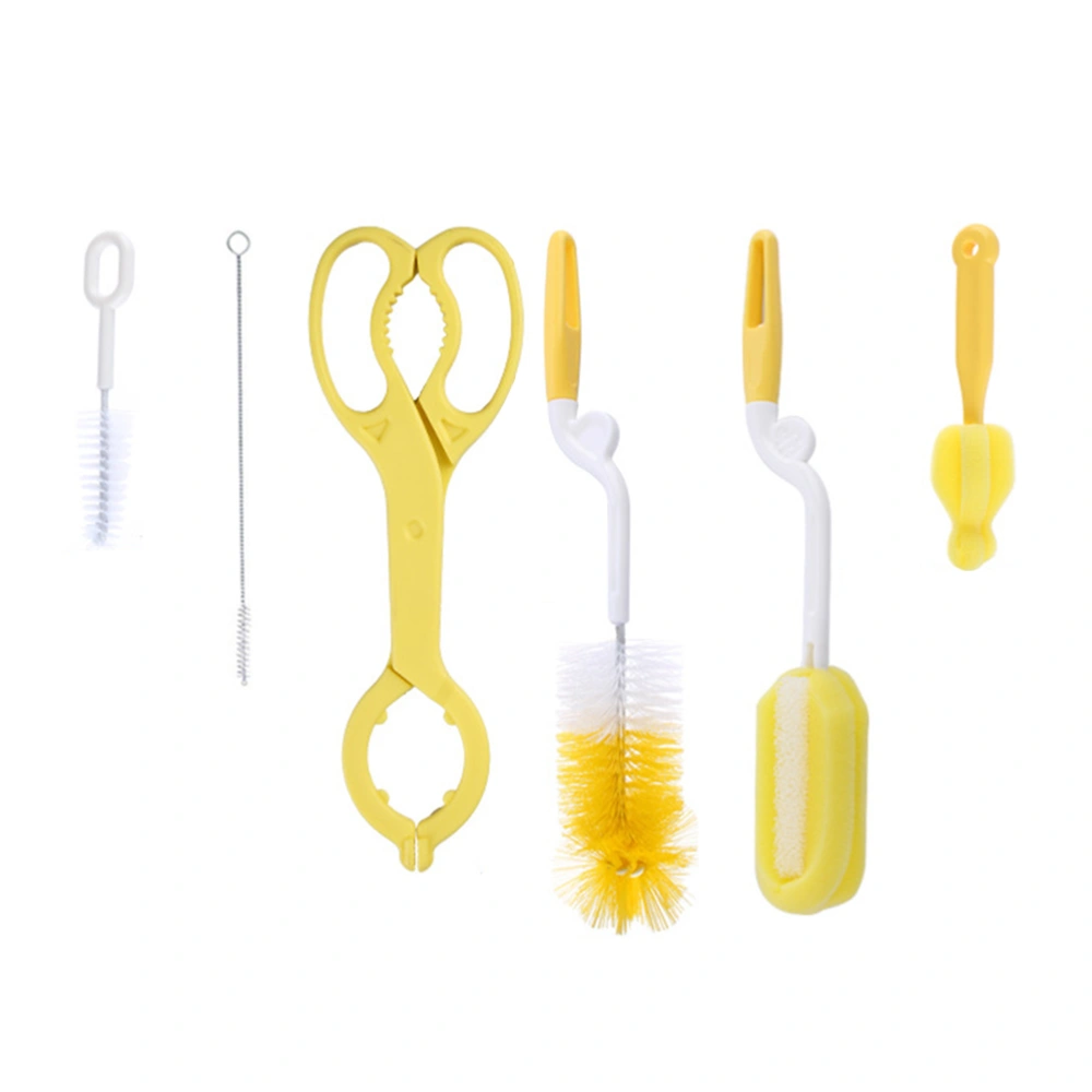 7 Pcs Sponge Cleaning Brush Bottle Washing Brush for Straw Baby Bottle