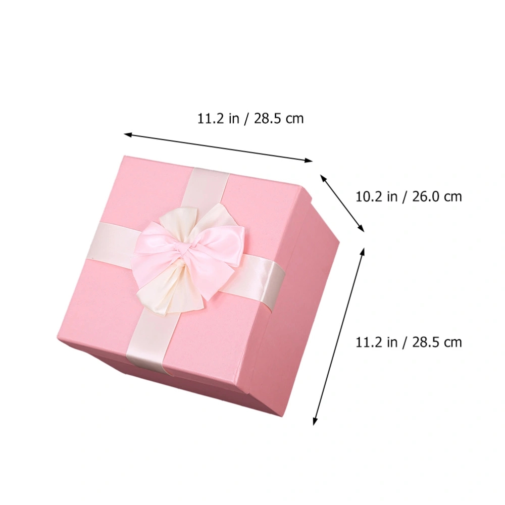 1Pc Pretty Gift Packaging Box New Year Gift Package Case Durable Jewelry Box