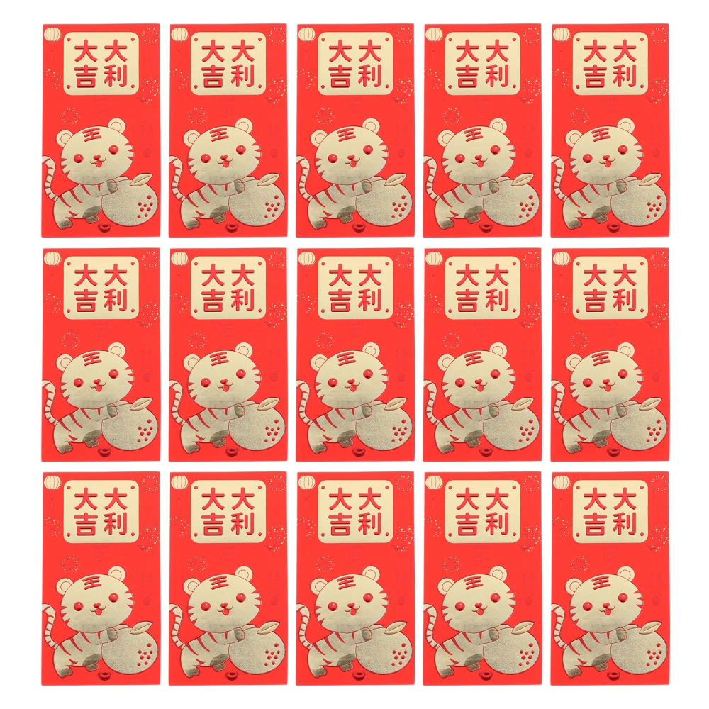 36Pcs New Year Cartoon Money Bag Chinese Style Red Envelopes Mixed Style