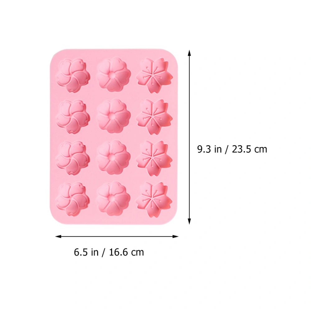 2pcs Silicone Flower Mold Creative Biscuits Mould Fondant Mould Baking Gadget