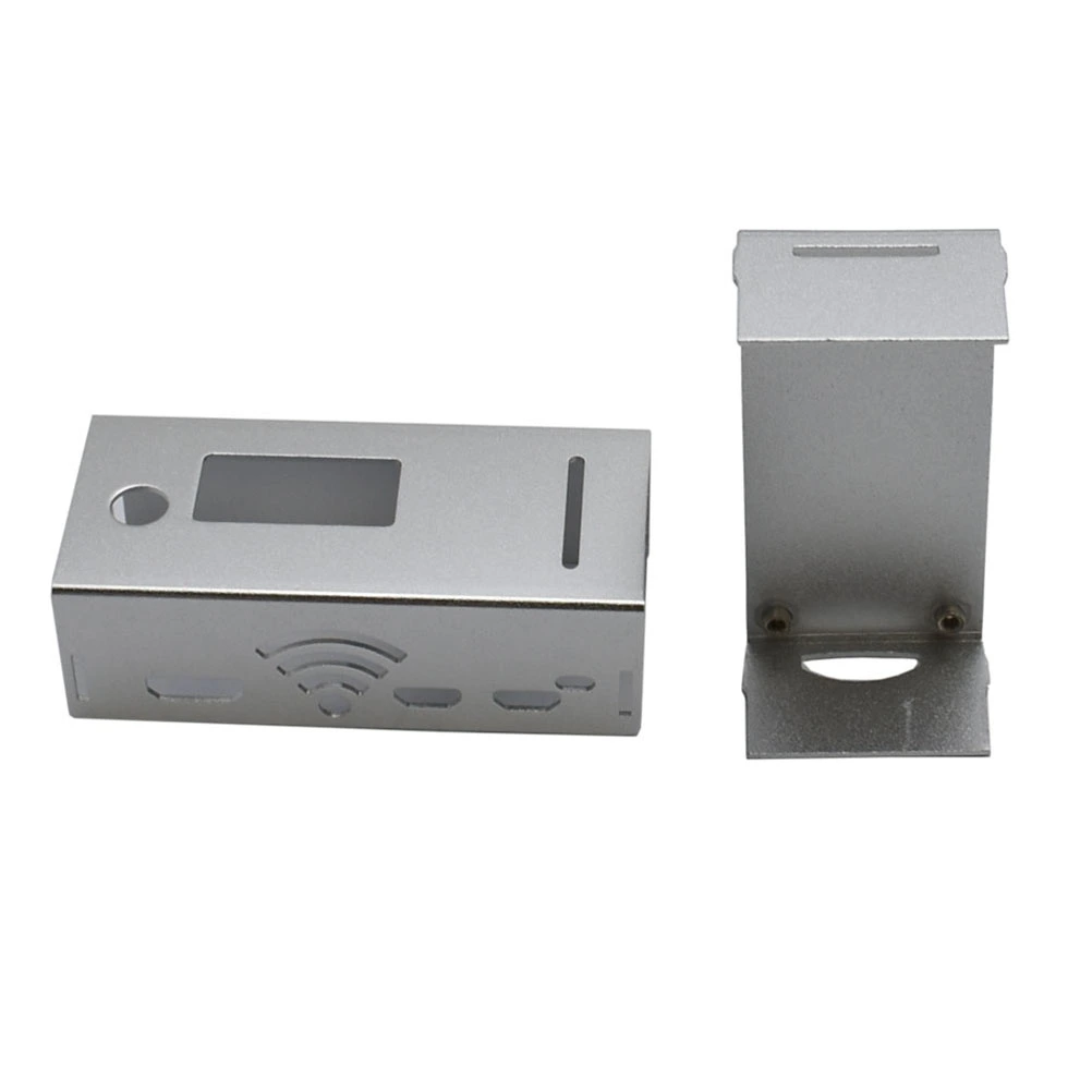 Aluminum Alloy Case Hollow Enclosure Housing for Raspberry Pi Zero W(Silver)