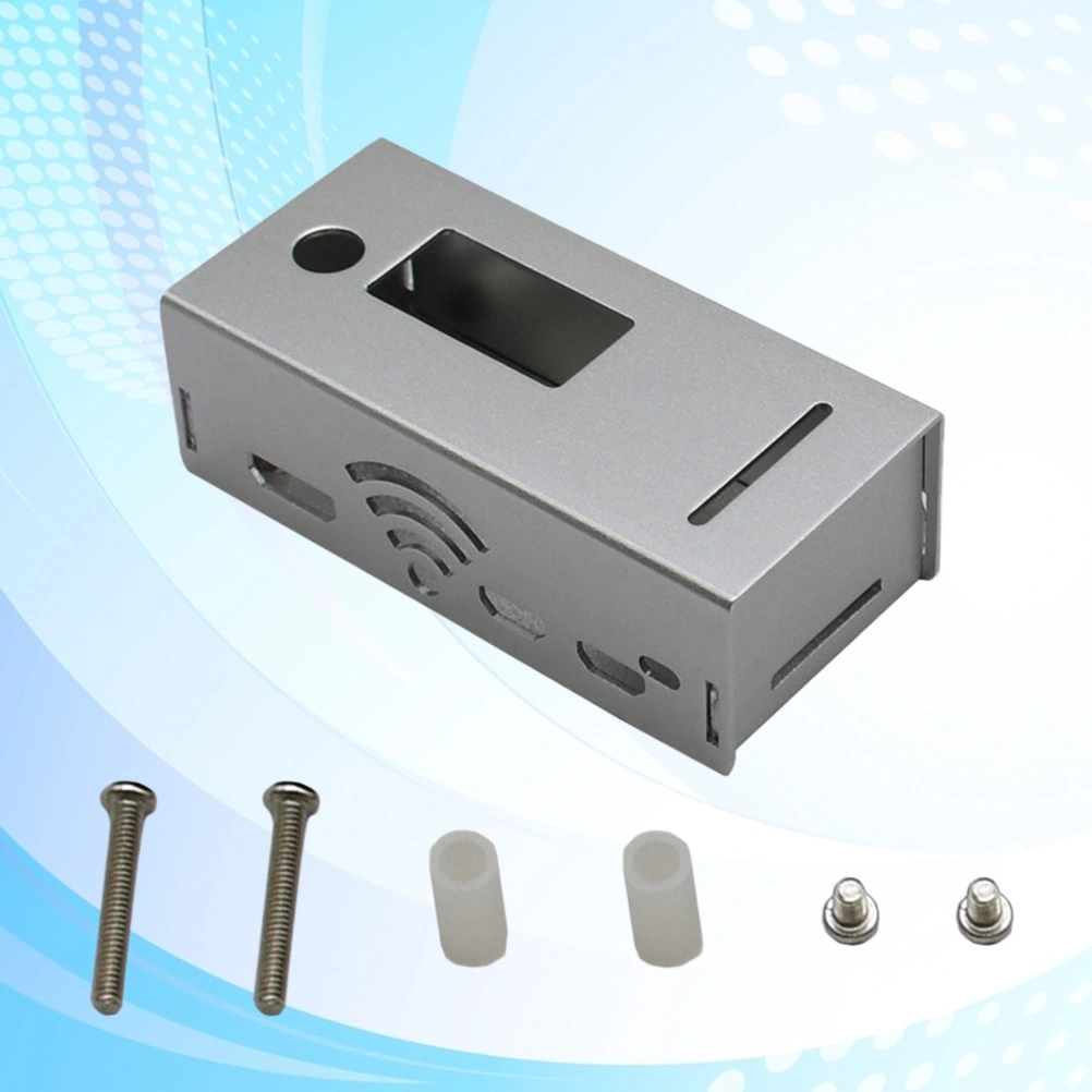 Aluminum Alloy Case Hollow Enclosure Housing for Raspberry Pi Zero W(Silver)