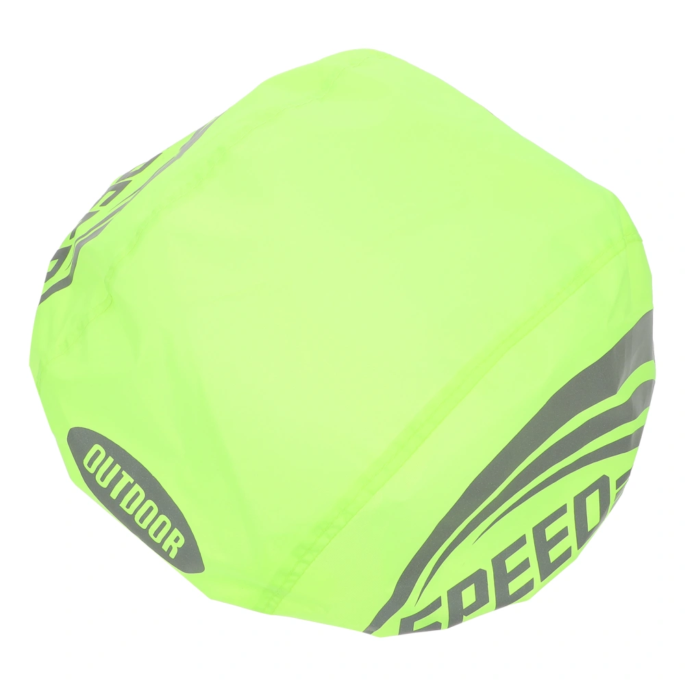 1Pc Cycling Helmet Protective Cover Waterproof Helmet Cover Reflective Cover